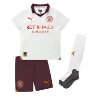 Camisa de time de futebol Manchester City Josko Gvardiol #24 Replicas 2º Equipamento Infantil 2023-24 Manga Curta (+ Calças curtas)
